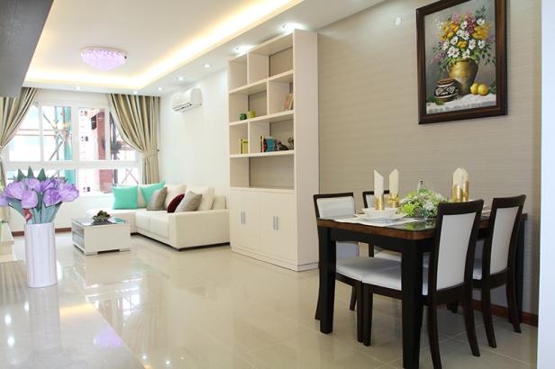 Cho thuê căn hộ chung cư Ruby Land, Quận Tân Phú, 3 phòng ngủ, 81m2, 10tr/th