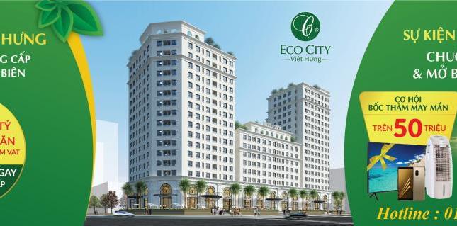   Ecocity Việt Hưng – Căn hộ cao cấp – full nội thất - Chiết khấu 90 triệu
