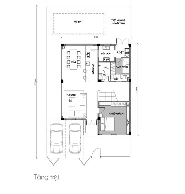 Bán gấp Biệt Thự Song Lập 223m2 - 55tỷ ( Có hồ bơi )-Villas Tân Cảng - Vinhomes Central Park . 0982402626