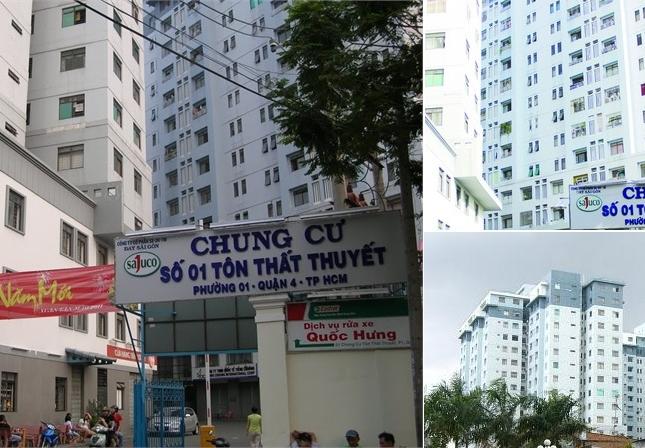 Bán căn hộ chung cư tại dự án chung cư Tôn Thất Thuyết, Quận 4, Hồ Chí Minh, diện tích 62m2