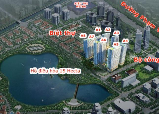 An Bình City 232 Phạm Văn Đồng cần cho thuê căn hộ mới cao cấp 2P ngủ đầy đủ đồ vào ở ngay