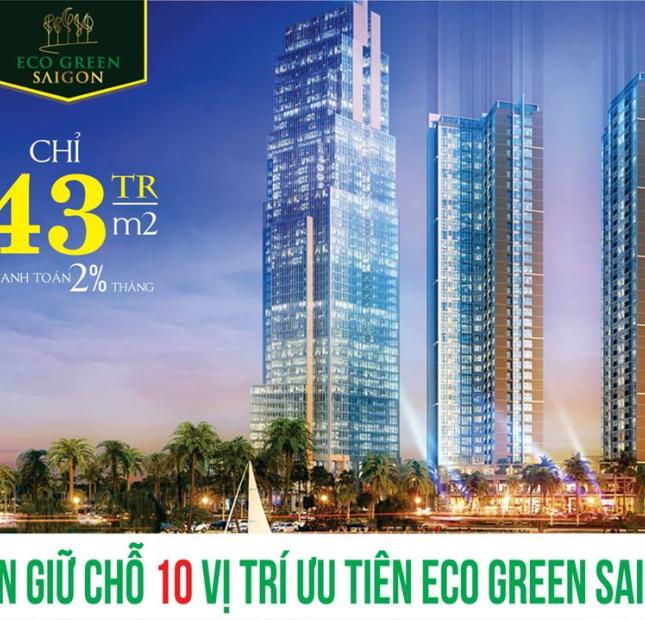 Eco Green Saigon Quận 7, Nguyễn Văn Linh, HCM. giữ chổ ngay từ bây giờ. LH: 0938.777.234
