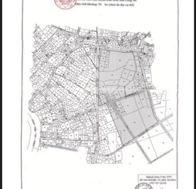 Cần chuyển nhượng dự án 298ha Tân Phú-Đức Hoà-Long An.  Dự án phân lô khu dân cư