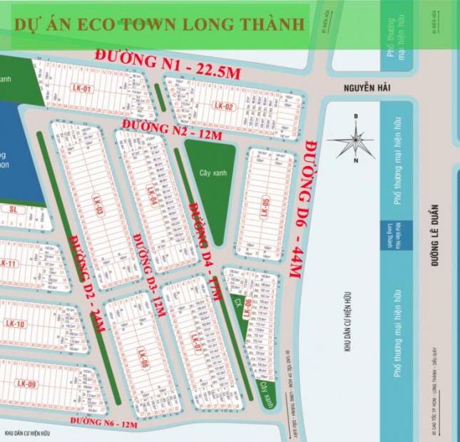 Dự án đất nền được quan tâm nhất hiện nay, mặt tiền đường Nguyễn Hải, thị trấn Long Thành