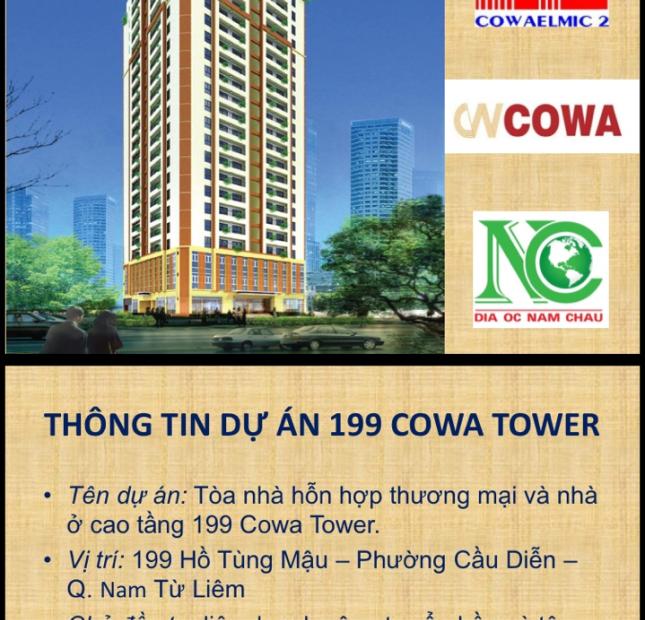 Chung cư 199 Cowa Tower đóng 50%, nhận nhà ngay, chỉ từ 1,5 tỷ sở hữu căn hộ mặt đường Hồ Tùng Mậu
