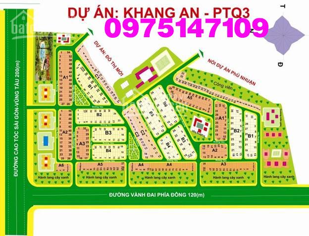 Bán đất nền Địa Ốc 3, Khang An, KDC Phú Hữu, quận 9, cần bán lô ngang 8m, đối diện công viên