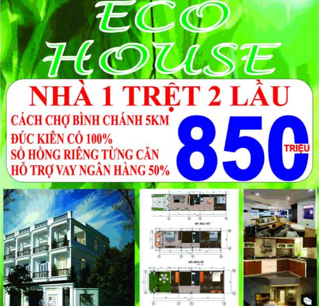 Khu dân cư Eco House, tổ ấm mới, cơ hội mới, chỉ 850tr/căn