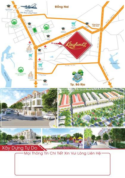 Bán đất tại Xã Hắc Dịch, Phú Mỹ, Bà Rịa Vũng Tàu, diện tích 125m2, giá 250 triệu