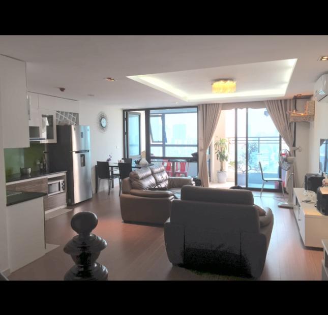 Cho thuê căn hộ duplex chung cư Golden Land DT 260m2, 3 phòng ngủ đủ đồ, giá 14 tr/th