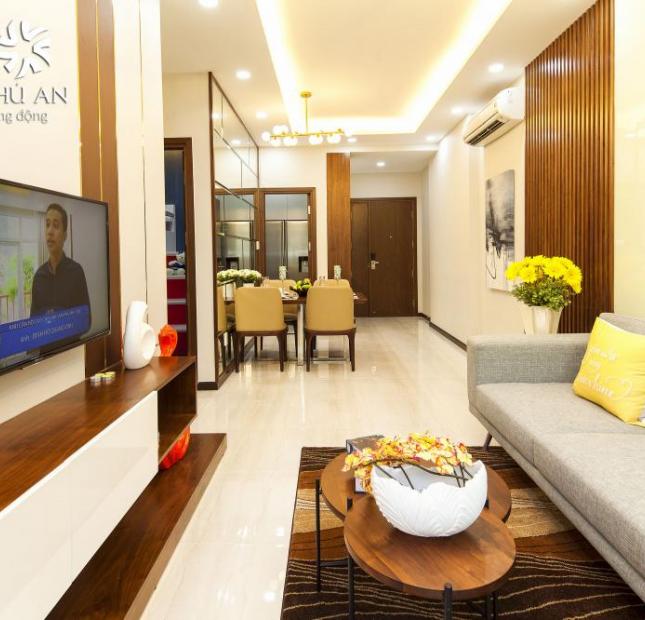 Cần bán căn hộ view hồ bơi Him Lam Phú An, tầng 3 (nội khu), giá 1,9 tỷ bao gồm tất cả