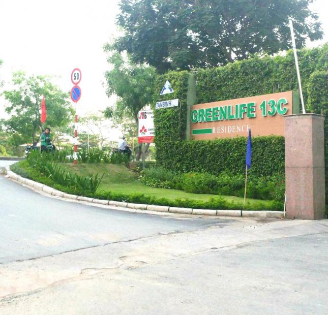 Bán lô GÓC giá trị thương mại đất nền Greenlife 13C huyện Bình Chánh, 130m2, 38tr/m2