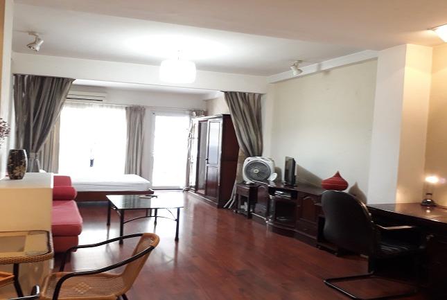 Cho thuê căn hộ dịch vụ giá rẻ tại Trần Hưng Đạo, Hoàn Kiếm, 50m2, studio, đầy đủ nội thất