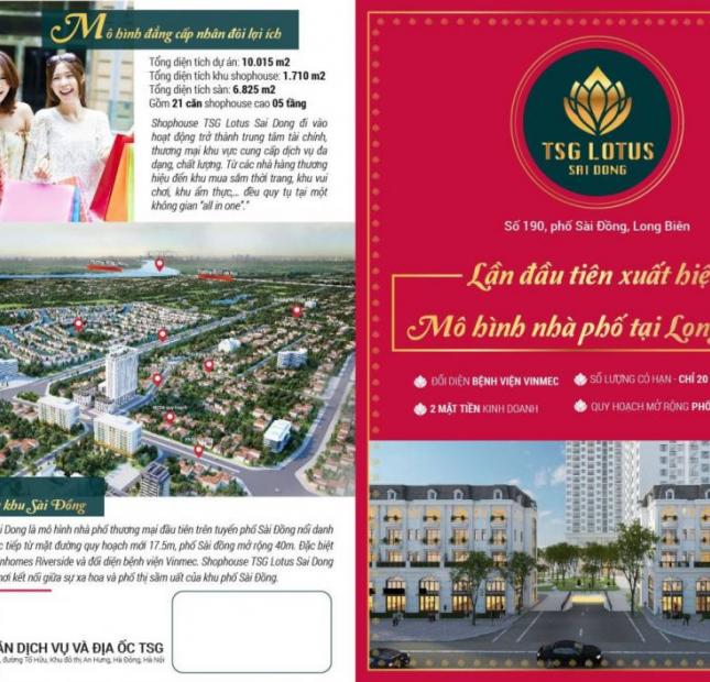 Giá hấp dẫn dành cho khách đầu tư vào dự án TSG Lotus Sài Đồng. LIên hệ: 0975.335.142