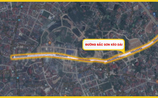 10 lý do không nên mua dự án tuyến đường Bắc Sơn kéo dài, Thái Nguyên, đường 61m