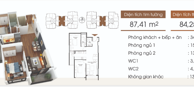 Cần chuyển nhượng căn 84.25m2, giá 30tr/m2 chung cư Five Star Kim Giang, sổ đỏ chính chủ