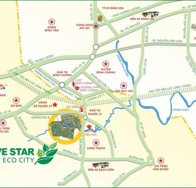 Bán đất khu sinh thái Five Star Eco City. Giá rẻ từ 15 triệu/m2, SHR, 0901179592