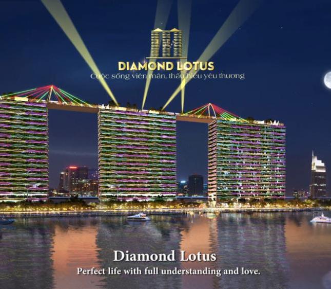 Bán căn hộ Diamond Lotus Riverside Q8, đầy tiện ích, theo tiêu chuẩn Leed lần đầu tiên tại Việt Nam