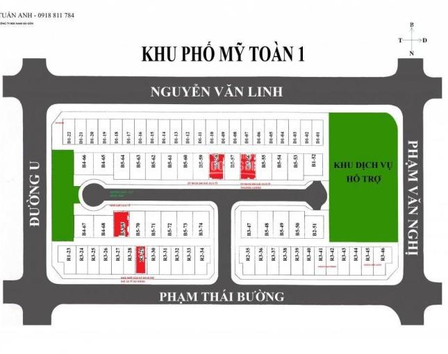 Lô góc 2 mặt tiền Phạm Thái Bường, DT 212,75m2 giá 37 tỷ. Tel 0903.015.229 em Kiều Nụ
