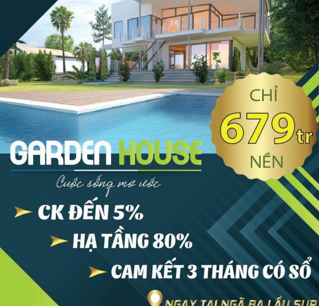 Tin hot, mở bán khu đô thị Garden House, giá chỉ từ 6,8 tr/m2