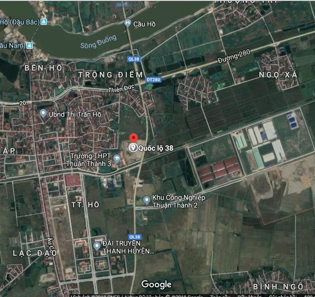 Bán đất tại xã Hồ, Thuận Thành, Bắc Ninh, diện tích 100m2, giá 1.42 tỷ, 0977097626