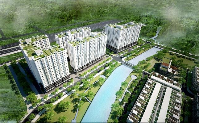 Bán gấp căn hộ Sunview Town, 2 PN, 59m2, giá 1,2 tỷ bao phí chuyển nhượng 0931435077