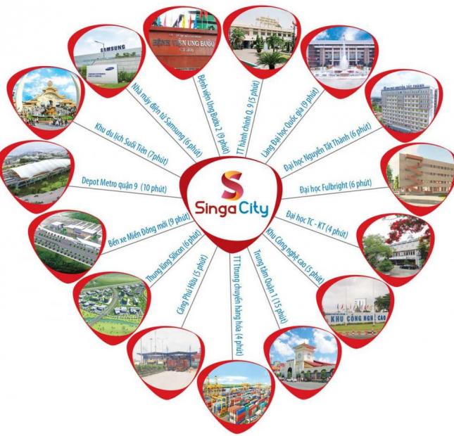 Dự án Singa City quận 9 gần đường Nguyễn Duy Trinh, giá 15,5 triệu/m2, liên hệ 0964445412
