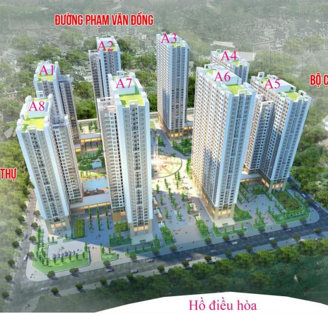 Cho thuê sàn thương mại chung cư AN Bình City,Phạm Văn Đồng ,Hà Nội, 165m2, 130m2 làm siêu thị