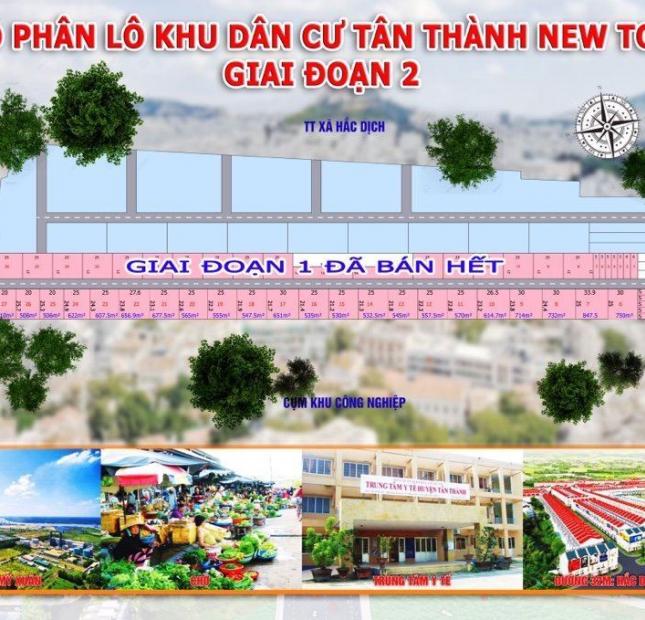 Bán đất nền dự án tại Dự án Tân thành Town 2 ,  Bà Rịa Vũng Tàu diện tích 16040m2  giá 1100 Triệu