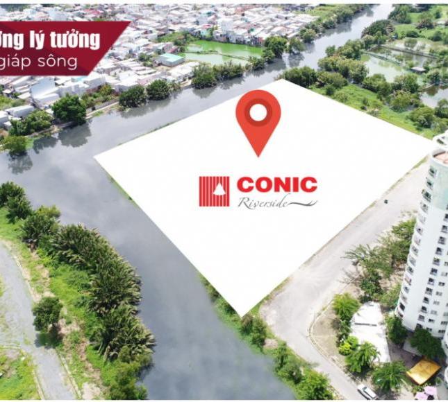 Chỉ 250tr sở hữu ngay căn hộ Conic Riverside, Q. 8 2 mặt view sông MT Tạ Quang Bửu nối dài, full NT