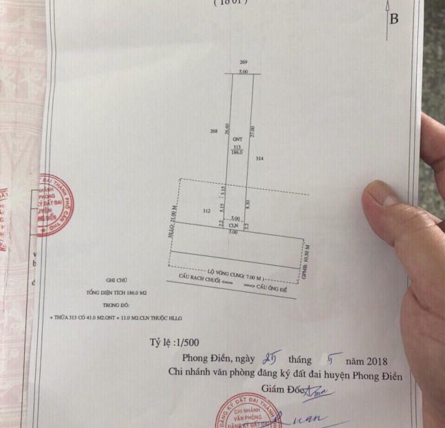 Bán nền thổ cư mặt tiền Lộ Vòng Cung - Gần thiền viện Trúc Lâm Phương Nam - Giá 850 triệu