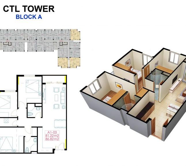 Bán căn hộ CTL Tower Tham Lương Q. 12 gần Metro Depot, giá chỉ 21TR/m2, căn 2PN, LH 0934 058 039