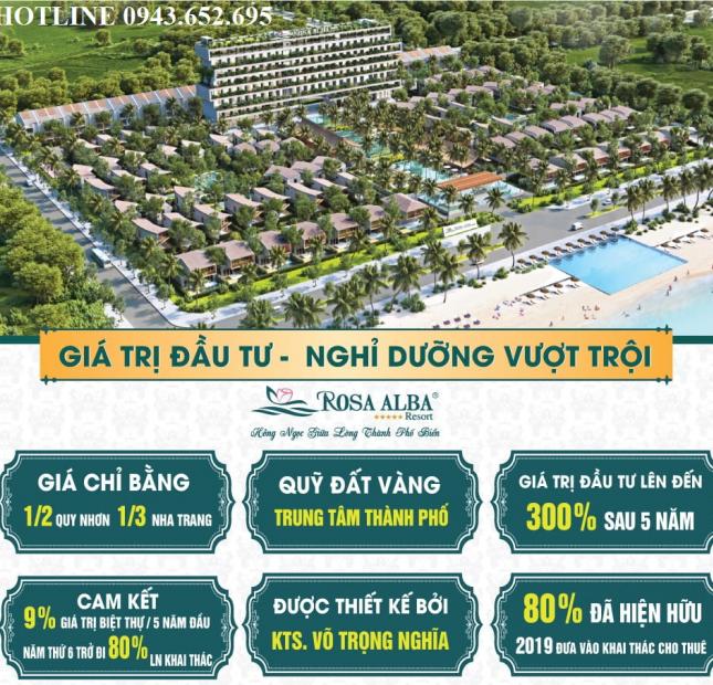 Biệt thự nghỉ dưỡng cao cấp bên bờ biển TP Tuy Hòa, chia sẻ lợi nhuận 80%