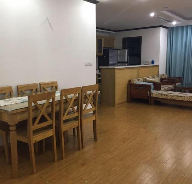 Căn hộ chung cư tại 27 Huỳnh Thúc Kháng, DT 120m2, 3PN, đầy đủ nội thất, giá 13 tr/th