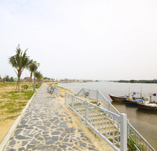 Bán lô đất cực đẹp ngay sát sông Trà Quế, dự án Hội An River Park, DT: 200m2, view sông