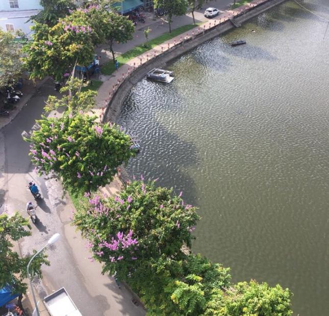Bán nhà 6 lầu mâm đúc kiên cố mặt tiền bờ hồ Huỳnh Cương , phường An Cư . Giá 10 tỷ 