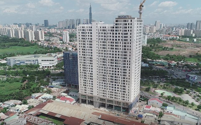 Office tel cao cấp Centana Thủ Thiêm, rộng 44m2, 1PN, view Công Viên.