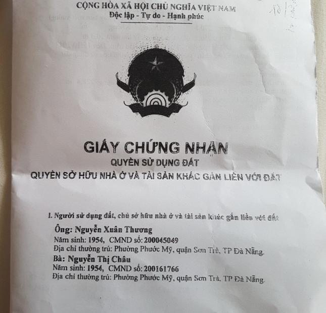 BÁN NHANH LÔ ĐẤT MẶT TIỀN ĐƯỜNG NGUYỄN CÔNG TRỨ GẦN ĐƯỜNG HỒ NGHINH TRUNG TÂM ĐÀ NẴNG - LH 0935 237 138 