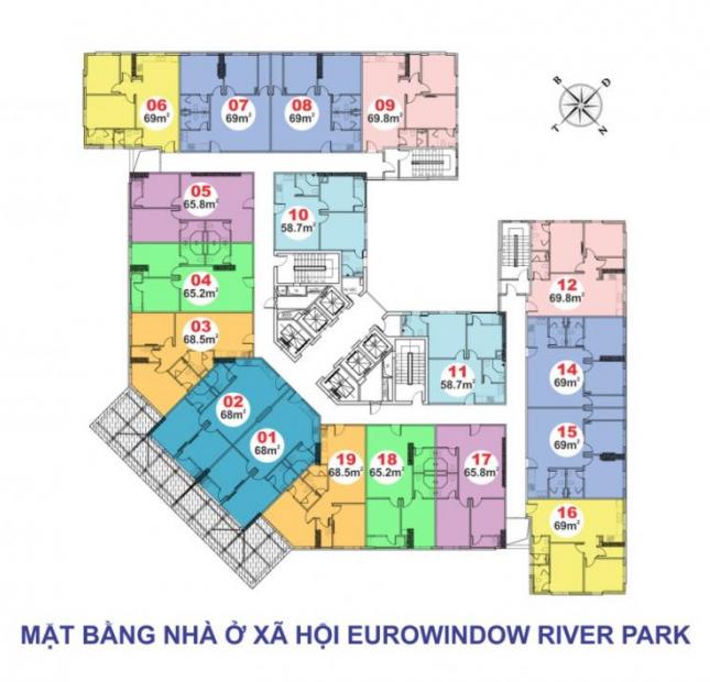 Tiếp nhận hồ sơ đợt cuối NOXH Eurowindow River Park, giá chỉ từ 14.2 triệu/m2