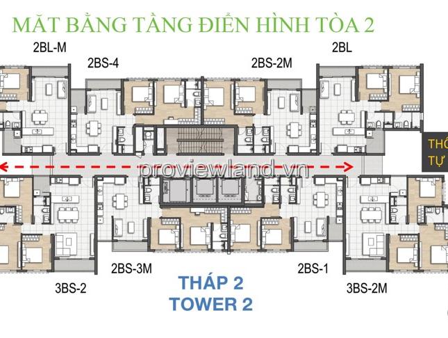 Cần bán căn 2 phòng ngủ, chung cư Palm Heights của Keple Land, giá 2.85 tỷ