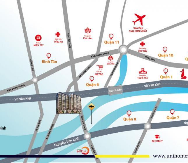 Bán căn hộ chung cư tại Dự án High Intela, Quận 8,  Hồ Chí Minh diện tích 65m2  giá 23 Triệu/m²
