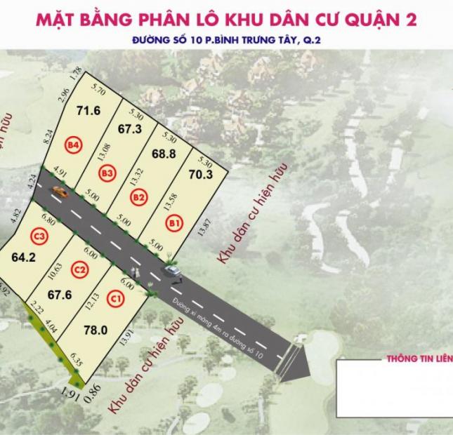 Đi định cư không sử dụng,cần sang lại đất thổ cư,sổ đỏ,đường Nguyễn Tuyển Quận 2. DT: 90m2/nền 3,3tỷ