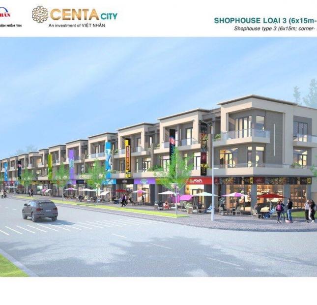 Bán shophouse dự án Centa City siêu phẩm KDT VSIP Bắc Ninh