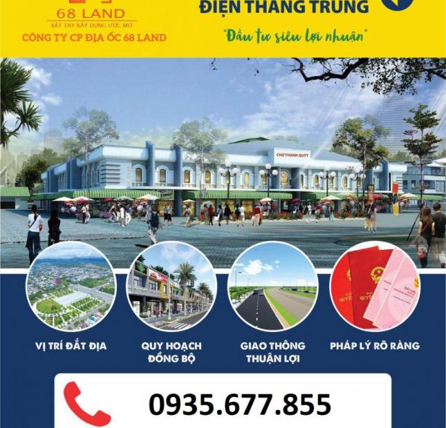 Khu phố chợ Điện Thắng Trung gây bão thị trường BĐS Quảng Nam - Đà Nẵng.