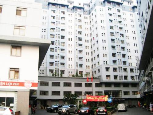 Cho thuê gấp căn hộ penthouse số 1 tôn thât thuyết,DT 100m2, 2pn,phòng sách,2wc, full nội thất 12tr