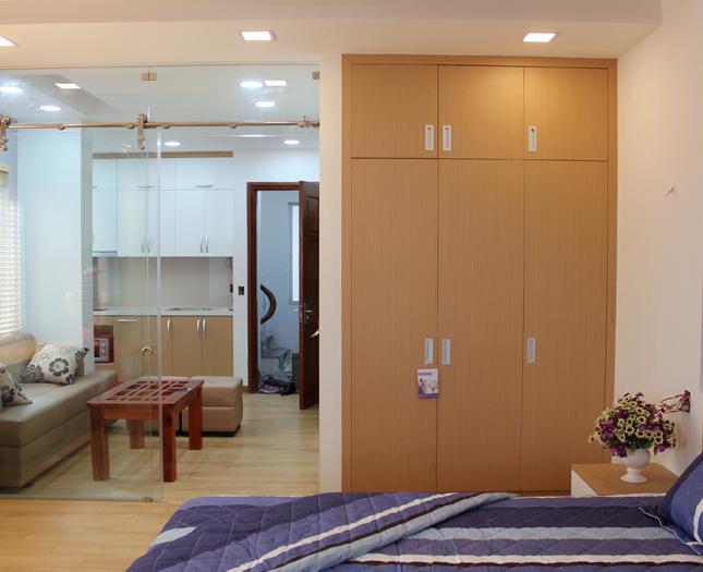 Cho thuê căn hộ dịch vụ ở Đào Tấn, 40m2, 1 phòng ngủ, full đồ giá 11 triệu/tháng, LH: 0989862204