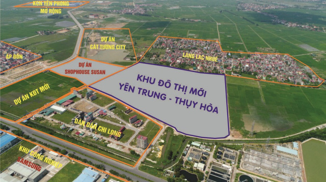 Cháy dự án đất đấu giá KCN Yên Phong, Bắc Ninh