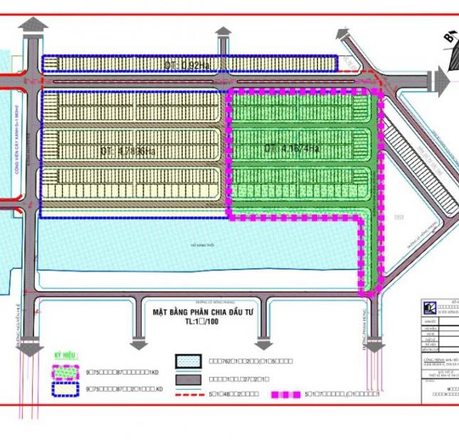 Mở bán dự án đất nền ở khu đô thị thị xã Ngã Bảy, diện tích 95m2, giá gốc từ chủ đầu tư 520tr/nền