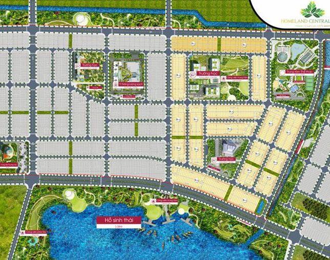 Dự án Homeland Central Park- Đất ven biển Đà Nẵng chỉ với 4 lô cuối cùng giá 14tr/m2