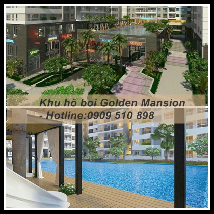 Cần chuyển nhượng căn hộ DT 68.9m2, Golden Mansion, view nhìn công viên Gia Định, tầng 11