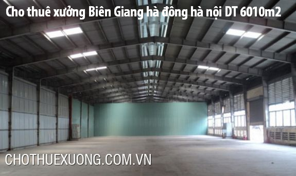 Cho thuê kho, nhà xưởng, đất tại Biên Giang, Hà Đông, Hà Nội, diện tích 6010m2, giá 45 nghìn/m/th